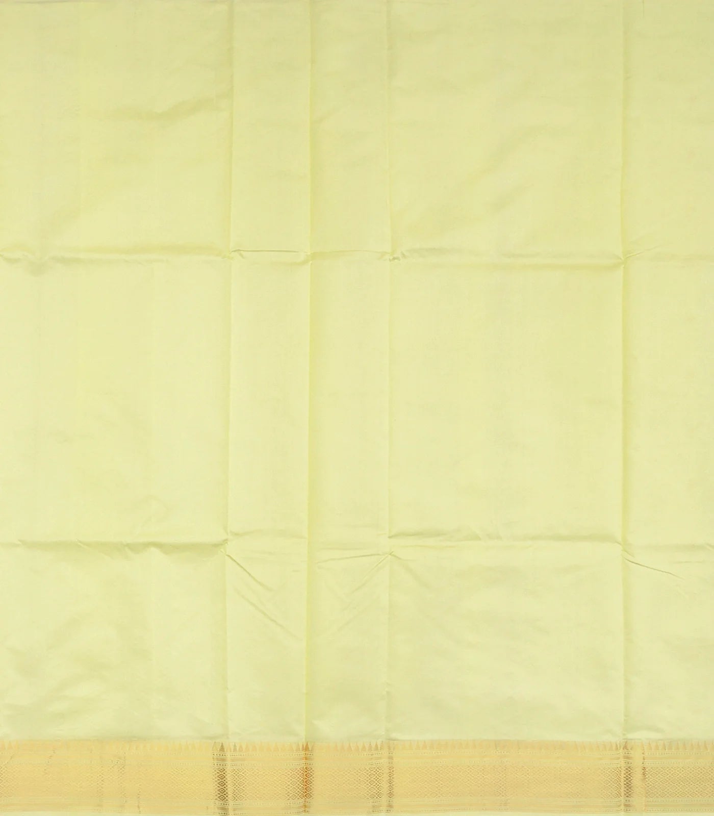 Cream Banarasi Silk Saree With Floral Butta-Cream