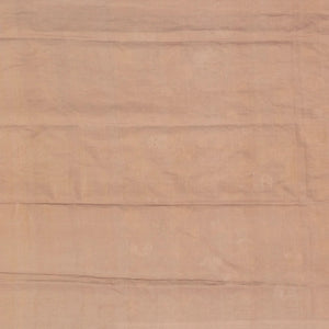 Dusty Pink Handloom Banarasi Silk Saree With Floral Vine Motifs-Dusty Pink