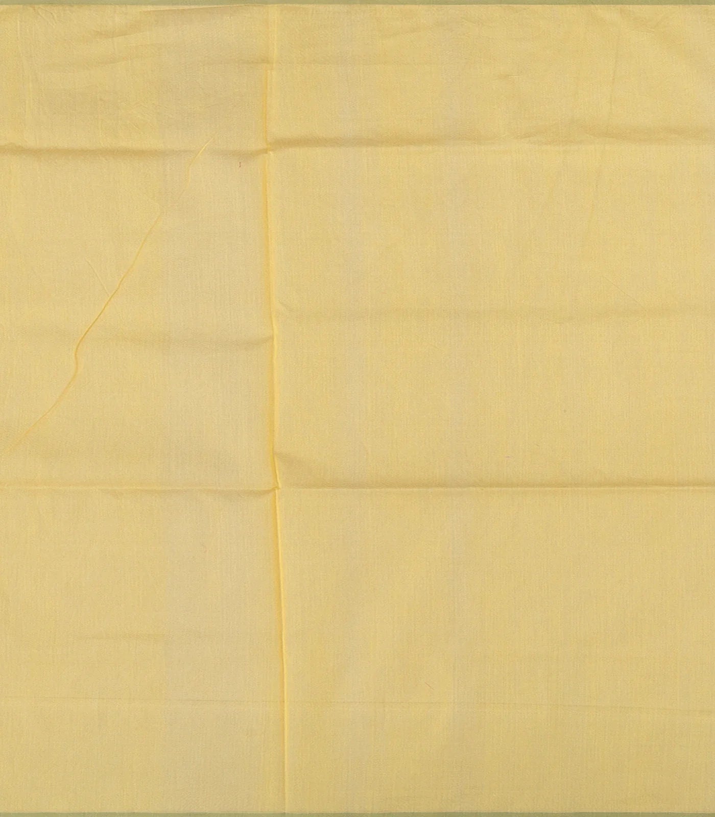 Cardamom Green Handloom Banarasi Cotton Saree With Chevron Motifs-Cardamom Green