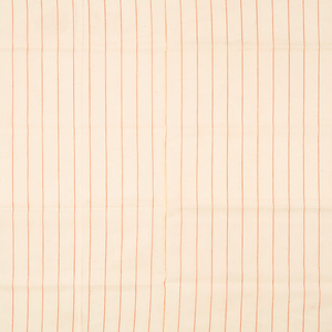 Sandal Handloom Banarasi Cotton Saree With Floral Vine Motifs-Sandal