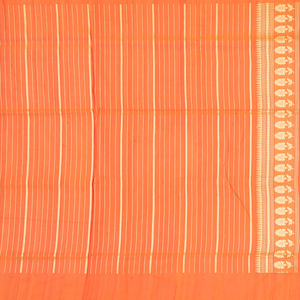 Pink Handloom Banarasi Silk Saree With Floral Motifs-Pink