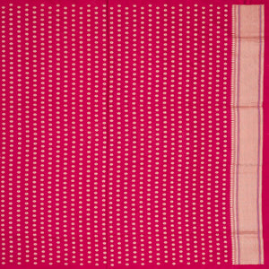 Lavender Handloom Banarasi Silk Saree With Meena Buttas-Lavander