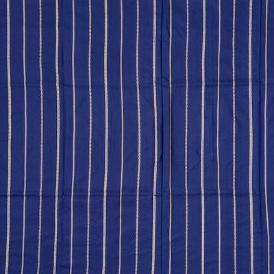 Leafy Green Handloom Banarasi Silk Saree With Floral Buttas-Leaf Green