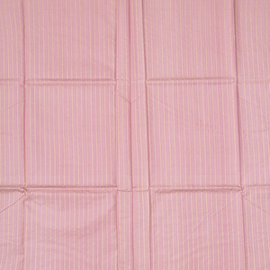 Dusty Pink Handloom Banarasi Silk Saree With Dotted Stripes-Dusty Pink