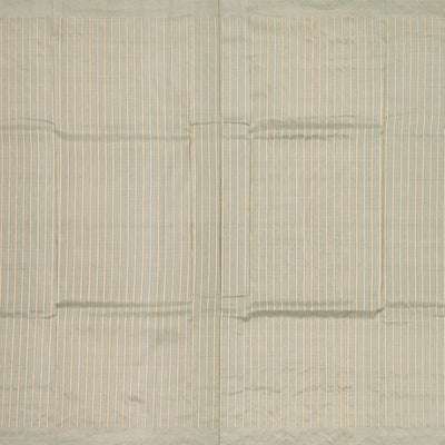 Cardamom Green Handloom Banarasi Tissue Silk Saree With Coin Motifs-Cardamom Green