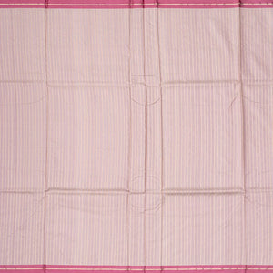 Dusty Pink Handloom Banarasi Silk Saree With Floral Buttas-Dusty Pink