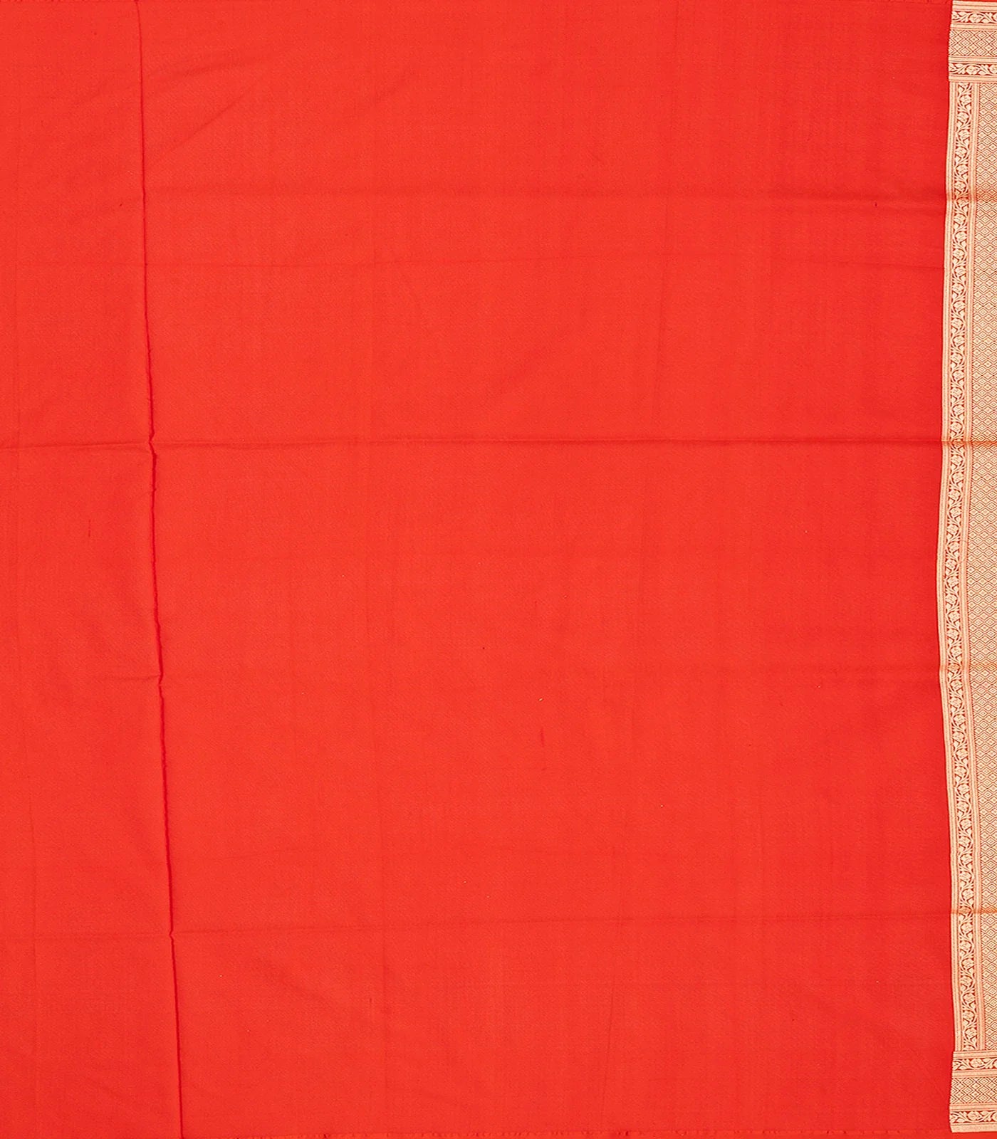 Black Handloom Banarasi Silk Saree With Floral Vine Motifs-Black