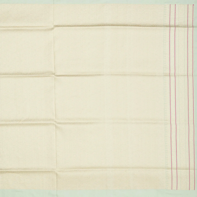 Pista Green Handloom Banarasi Silk Saree With Floral Meena Motifs-Pista Green