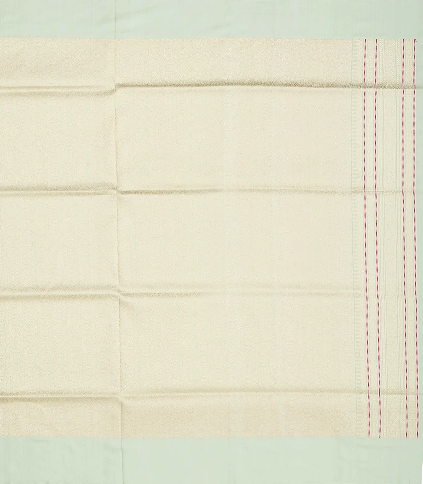 Pista Green Handloom Banarasi Silk Saree With Floral Meena Motifs-Pista Green