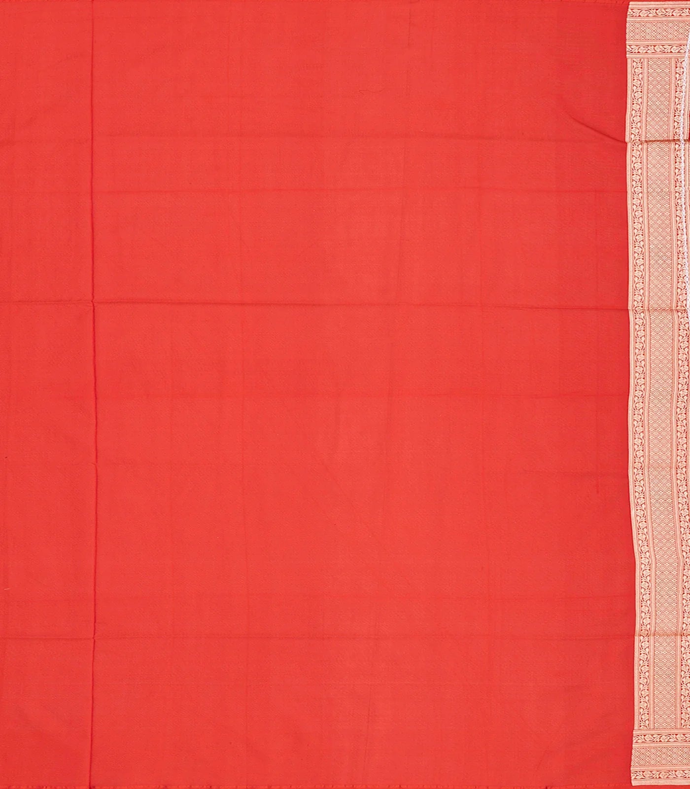 Bottle Green Handloom Banarasi Silk Saree With Floral Motifs-Bottle Green