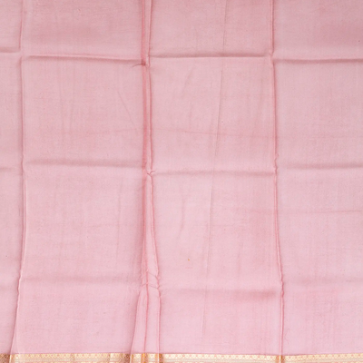 Turquoise Handwoven Banarasi Organza Saree With Floral Buttas-Turquoise