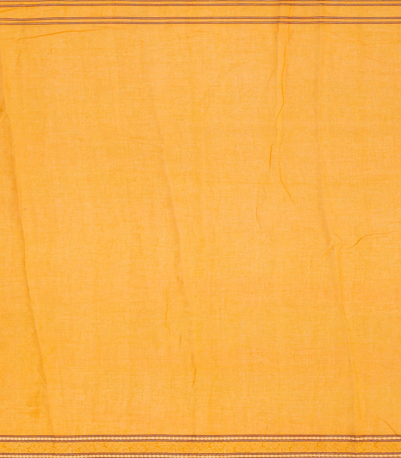 Yellow Handloom Banarasi Jamdani Saree With Floral Motifs-Yellow
