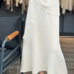 Amaya Winter Coord Set - Set of Sweater and Skirt