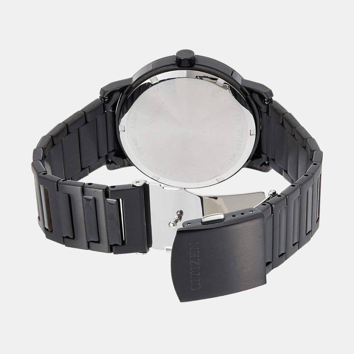 Citizen X Men Quartz Black Dial Analog Stainless Steel Watch BE9187-53E