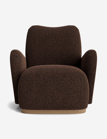 Brown Basket Boucle