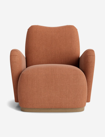 Terracotta Linen Weave