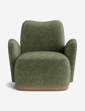 Moss Performance Striated Velvet