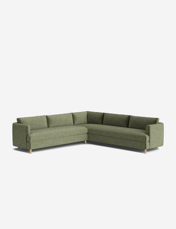 Moss Performance Striated Velvet