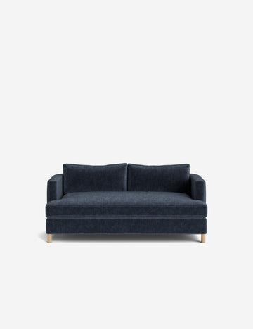Indigo Performance Striated Velvet