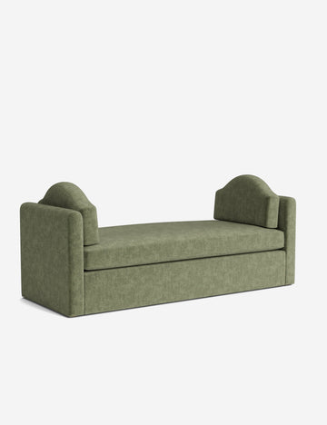 Moss Performance Striated Velvet
