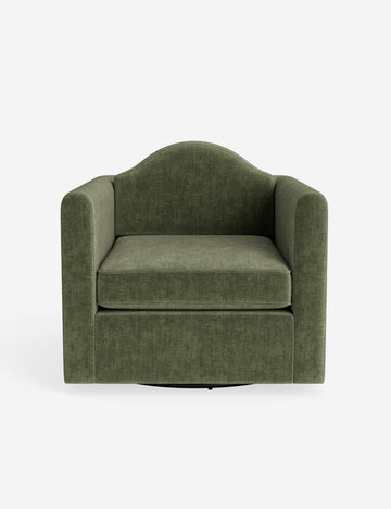 Moss Performance Striated Velvet