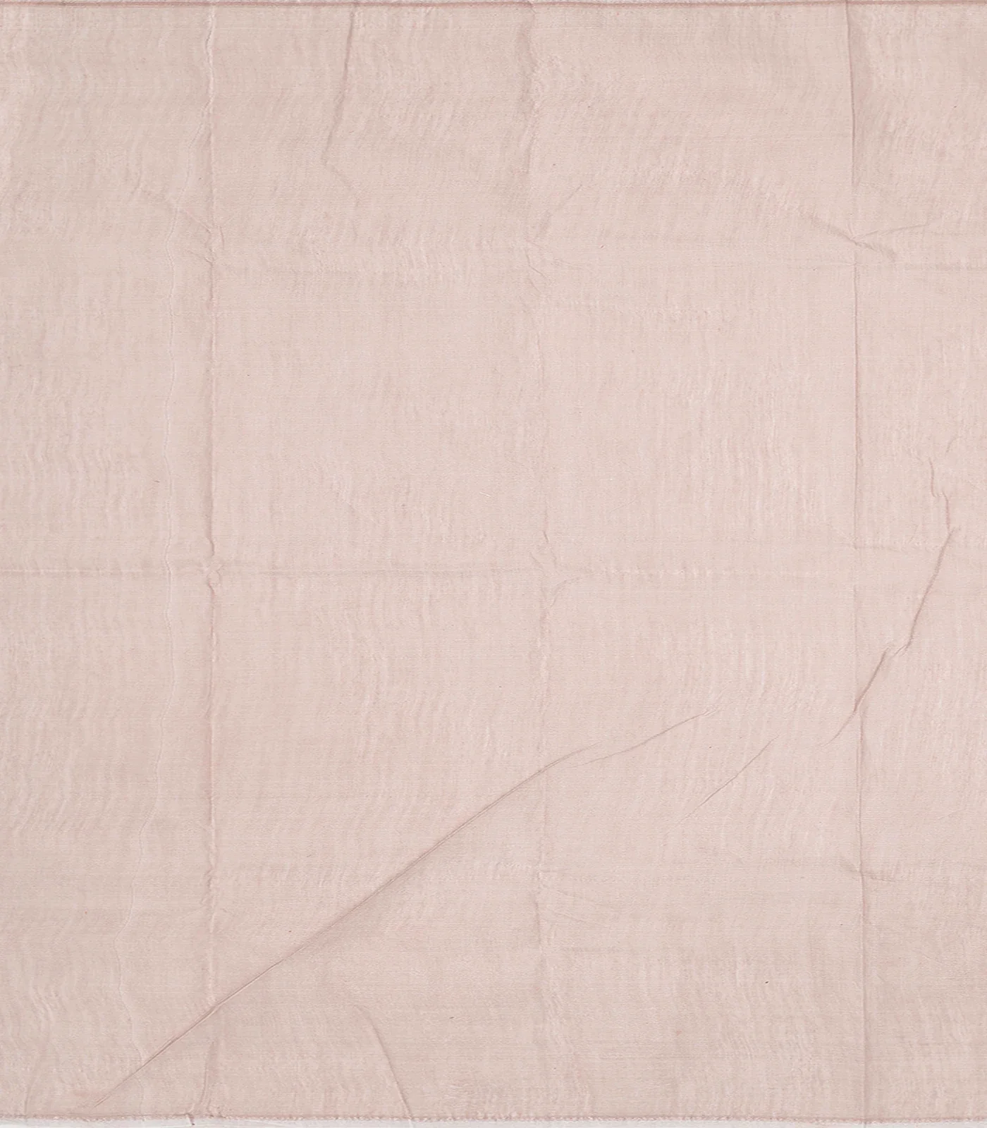 Taupe Bengal Cotton Saree with Stripes-Taupe