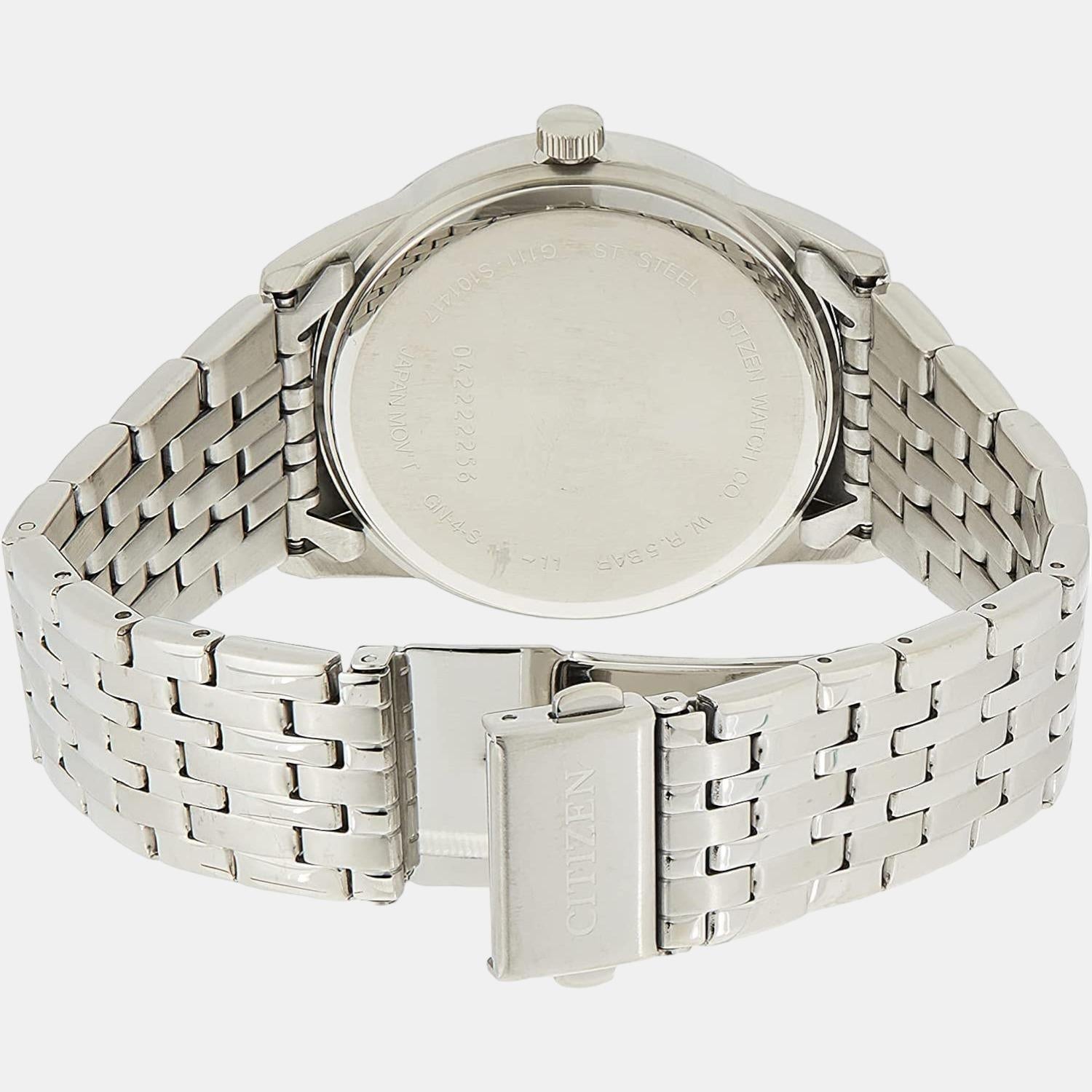 Citizen X Men Quartz Silver Dial Analog Stainless Steel Watch BI5000-87A