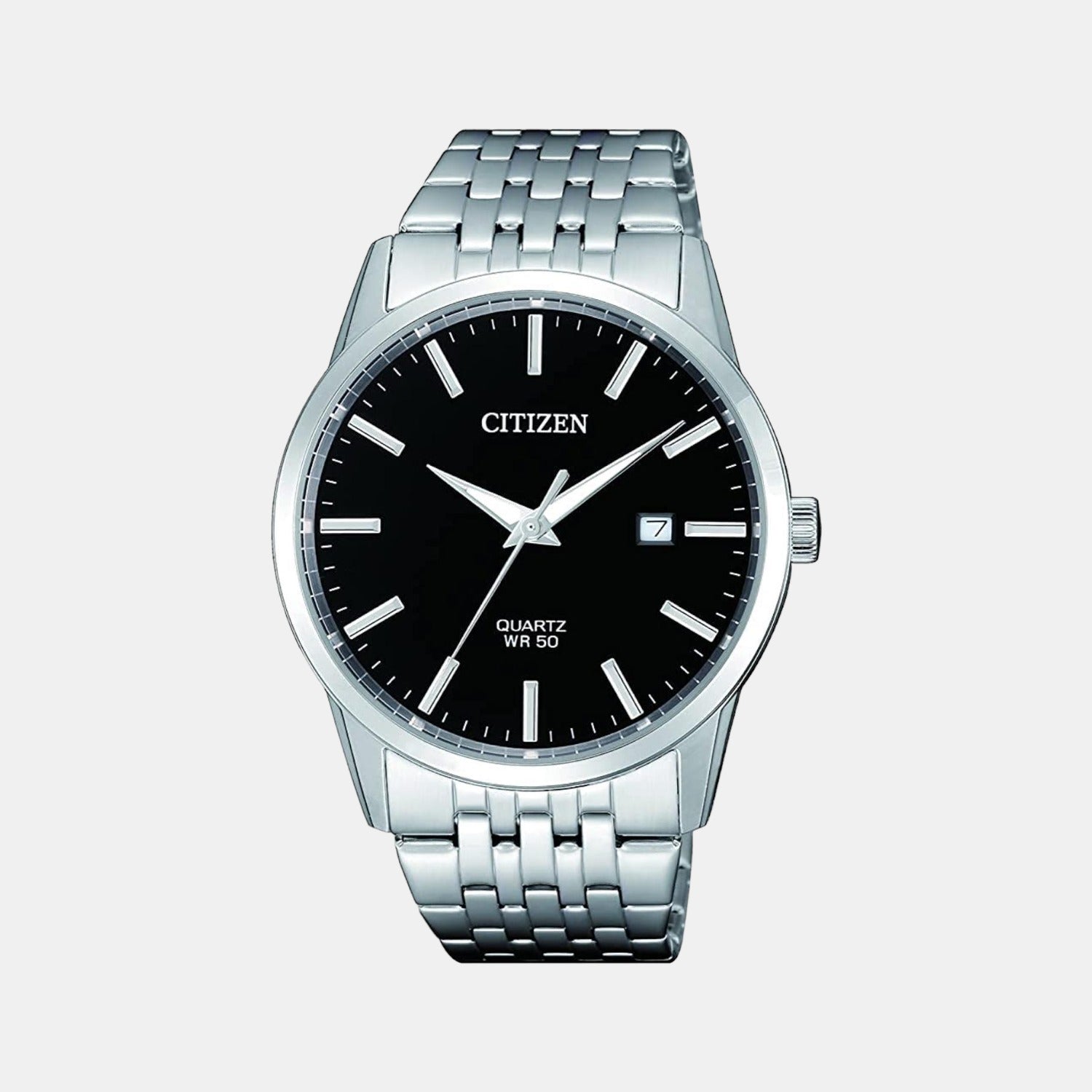 Citizen X Men Quartz Black Dial Analog Stainless Steel Watch BI5000-87E