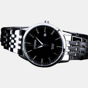 Citizen X Men Quartz Black Dial Analog Stainless Steel Watch BI5000-87E