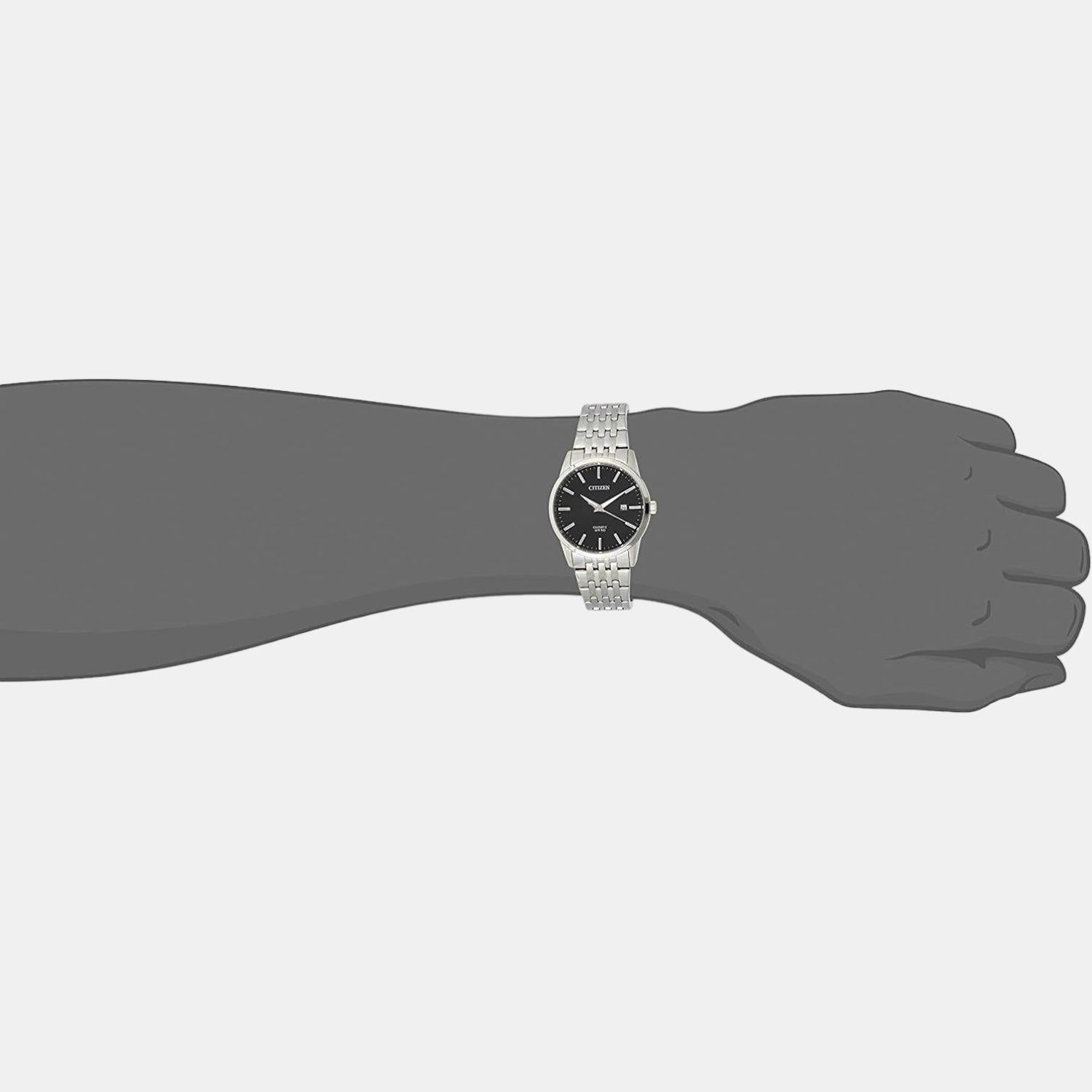 Citizen X Men Quartz Black Dial Analog Stainless Steel Watch BI5000-87E