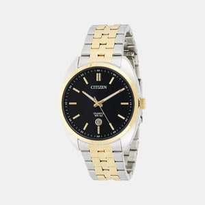 Citizen X Men Quartz Black Dial Analog Stainless Steel Watch BI5094-59E