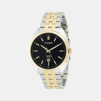 Citizen X Men Quartz Black Dial Analog Stainless Steel Watch BI5094-59E