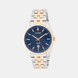 Citizen X Men Quartz Blue Dial Analog Stainless Steel Watch BI5096-53L