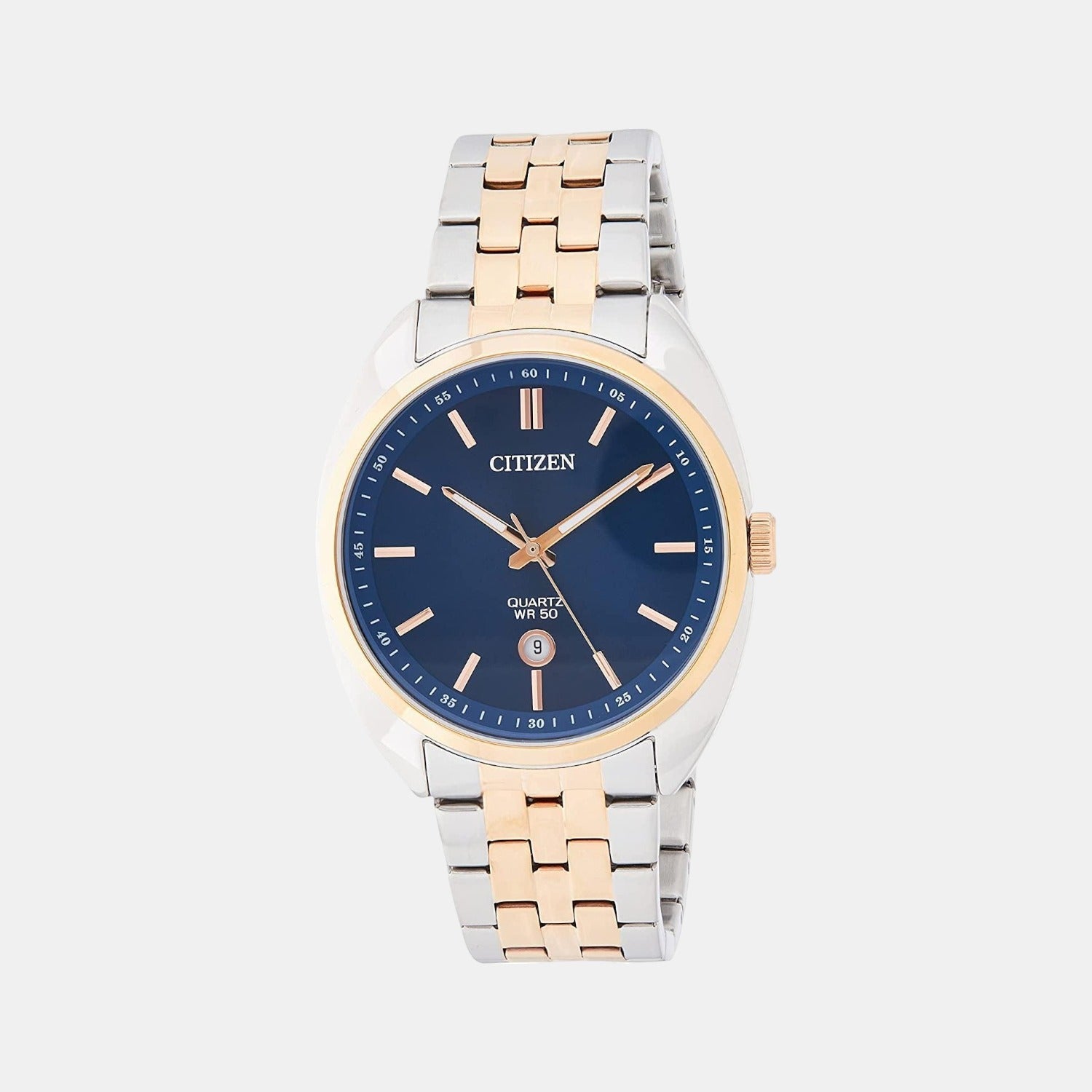 Citizen X Men Quartz Blue Dial Analog Stainless Steel Watch BI5096-53L