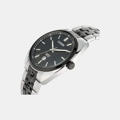 Citizen X Men Quartz Black Dial Analog Stainless Steel Watch BI5098-58E