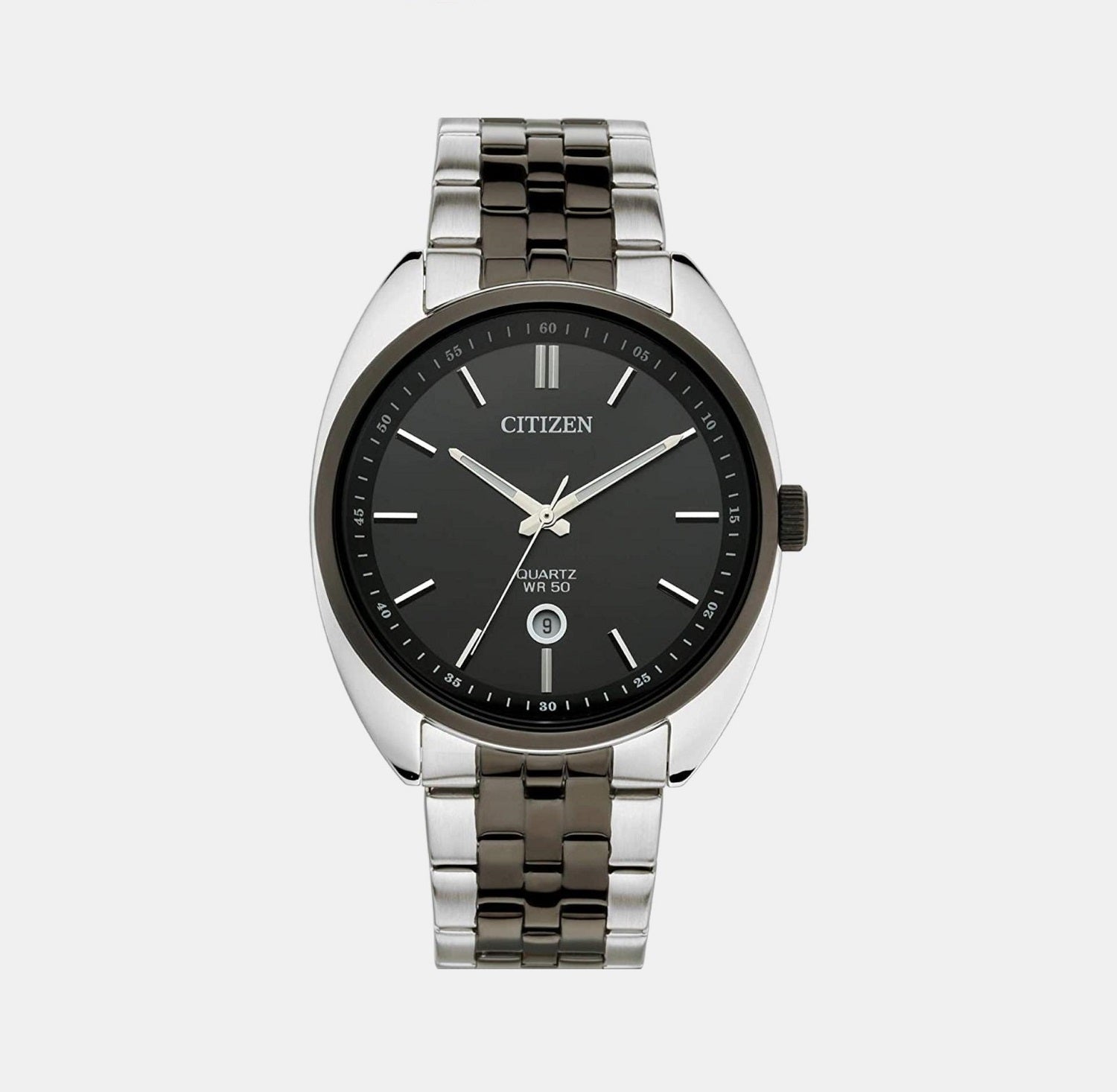 Citizen X Men Quartz Black Dial Analog Stainless Steel Watch BI5098-58E