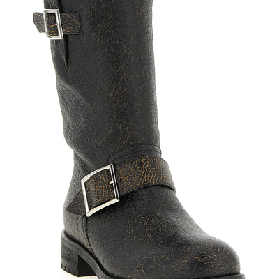 Jimmy Choo Biker Mid Ankle Boots