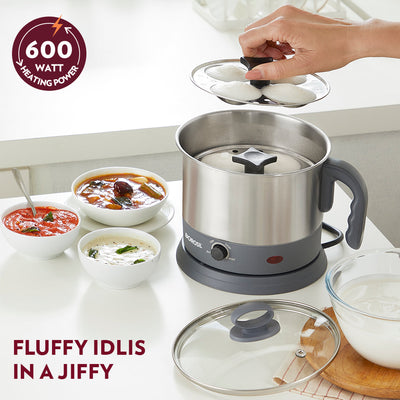 Borosil Quick Multi Kettle, 1.3L