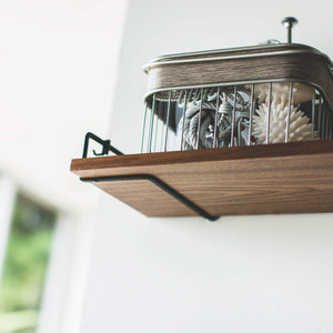 Wall-Mounted Wood Shelf