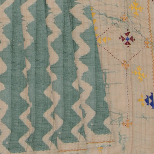 Steel Blue Embroidered Tussar Silk Saree With Chevron Motifs-Steel Blue