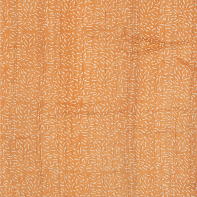 Sandal Embroidered Tussar Silk Saree With Diamond Motifs-Sandal