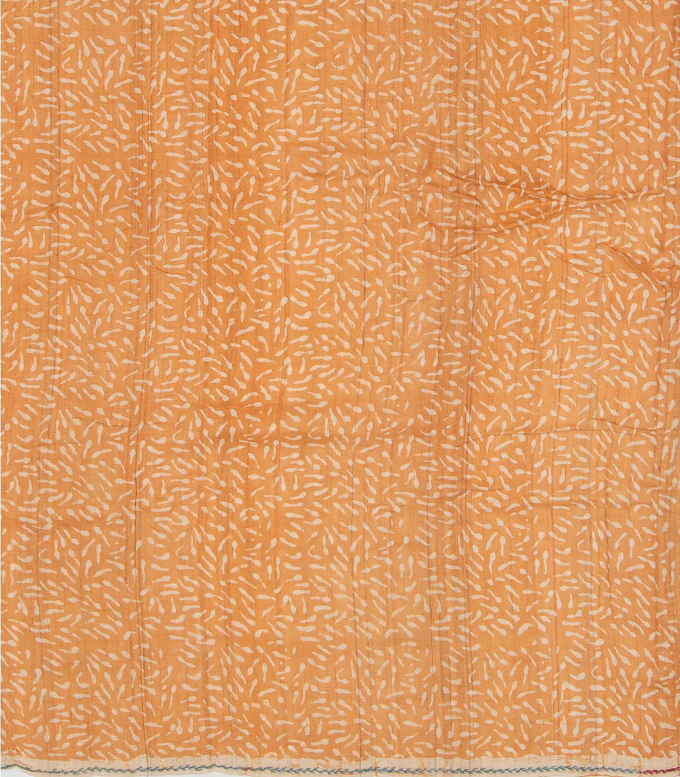 Sandal Embroidered Tussar Silk Saree With Diamond Motifs-Sandal