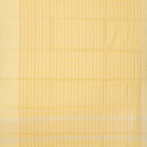 Peach Woven Banarasi Blended Cotton Saree With Checks-Peach