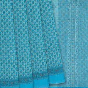 Pink Woven Blended Supernet Printed Saree With Floral Motifs-Pink