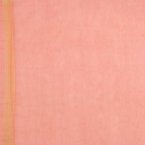 Cardamom Green Woven Banarasi Blended Cotton Saree With Jaal Motifs-Cardamom Green