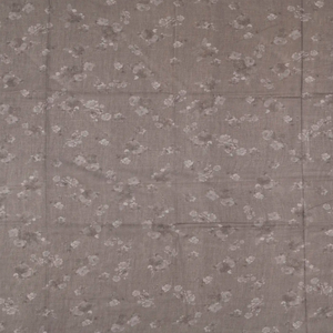 Grey Woven Kota Silk Saree With Printed Floral Motif-Grey