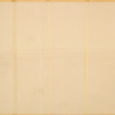 Sandal Woven Kora Saree With Embroidered Floral Motifs-Sandal