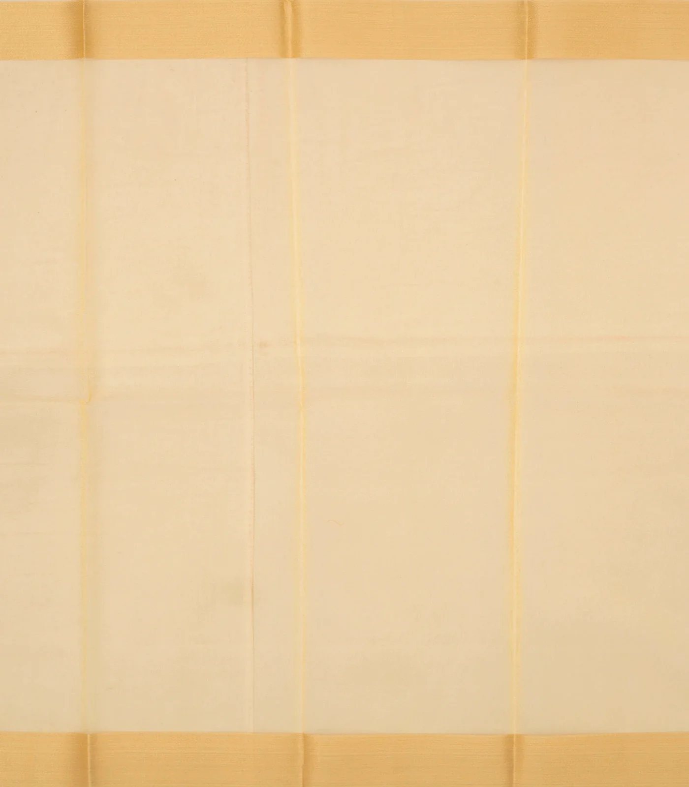 Sandal Woven Kora Saree With Embroidered Floral Motifs-Sandal