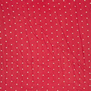 Black Woven Chanderi Viscose Printed Saree With Floral Vine Motifs-Black