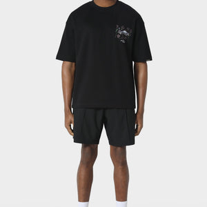 Pas De Monaco Bloom Torque Black T-Shirt